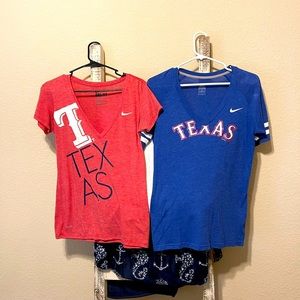 Nike Tx Rangers shirts